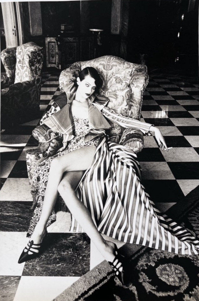 Ellen VON UNWERTH (*1954, Germany): Shalom Harlow – Christophe Guye Galerie