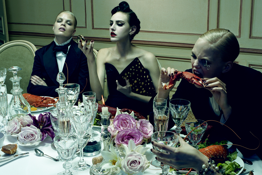Miles ALDRIDGE (*1964, Great Britain): Dinner Party #4 – Christophe Guye Galerie