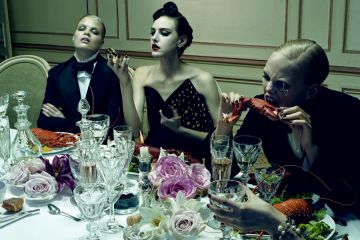 Miles ALDRIDGE (*1964, Great Britain): Dinner Party #4 – Christophe Guye Galerie