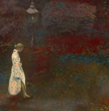 Erik MADIGAN HECK (*1983, United States): Lucy Near the Lamppost – Christophe Guye Galerie