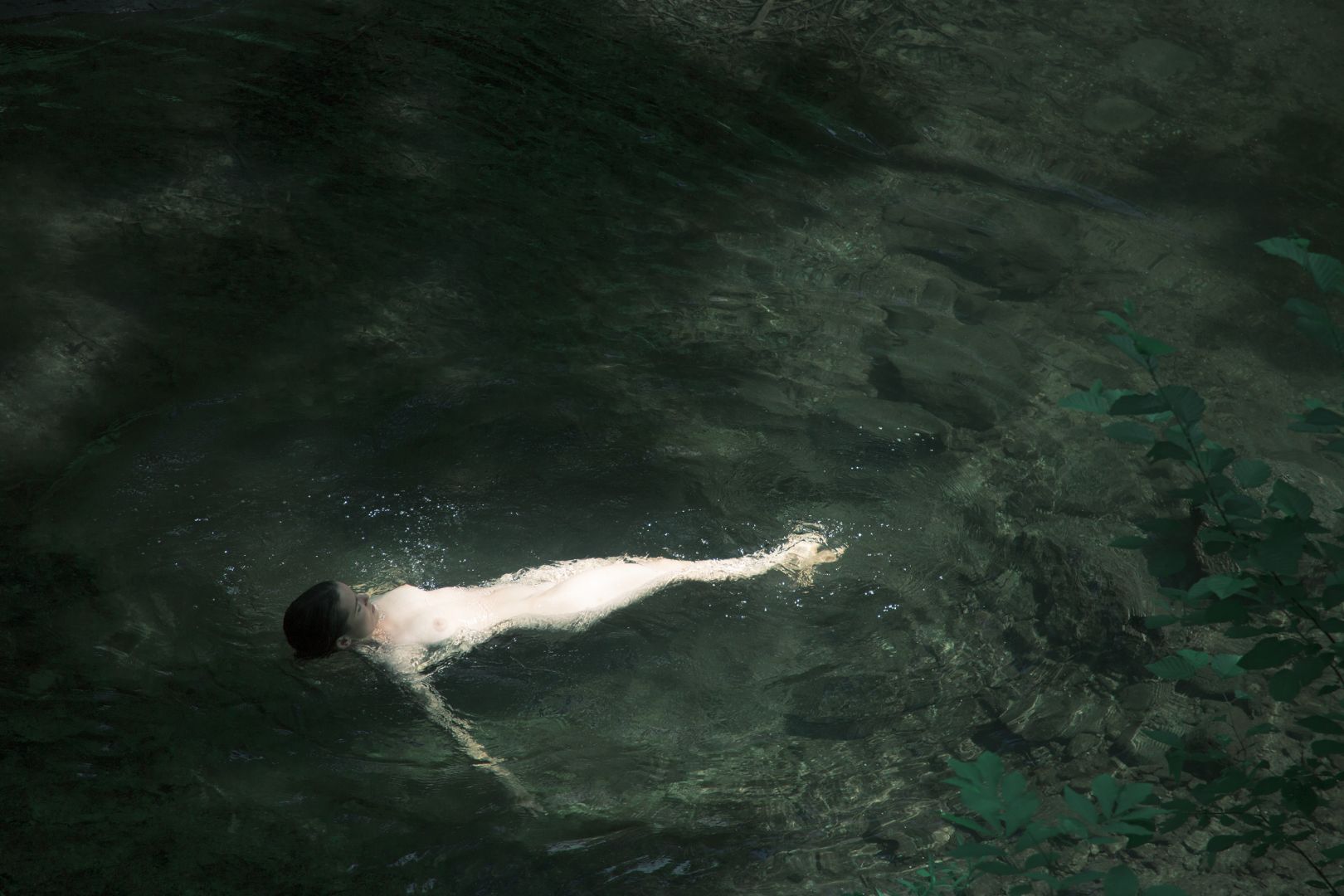 Erik MADIGAN HECK (*1983, United States): Jack's Brook in Green, The Garden – Christophe Guye Galerie