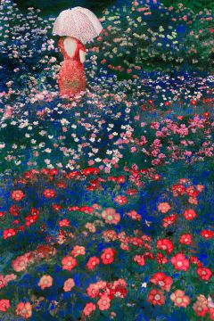 Erik MADIGAN HECK (*1983, United States): Umbrella, The Garden – Christophe Guye Galerie