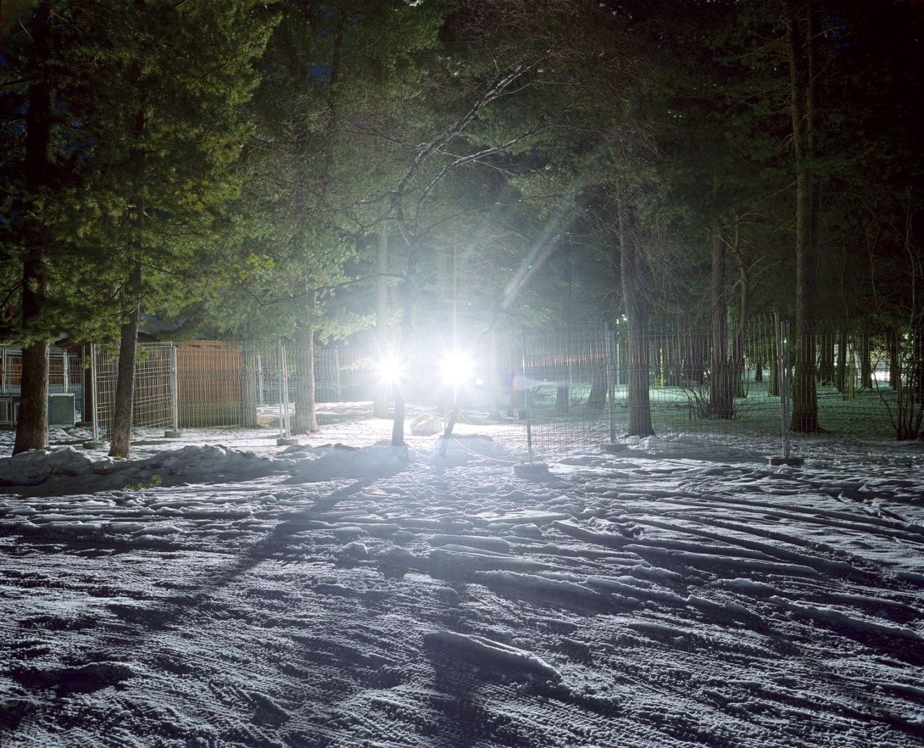 Jules SPINATSCH (*1964, Switzerland): Kurpark No. 7, World Economic Forum WEF, Davos – Christophe Guye Galerie