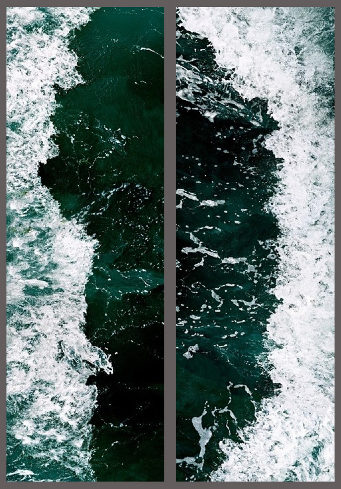 Jun AHN (*1981, South Korea): Invisible Seascape #7-1/7-2 – Christophe Guye Galerie