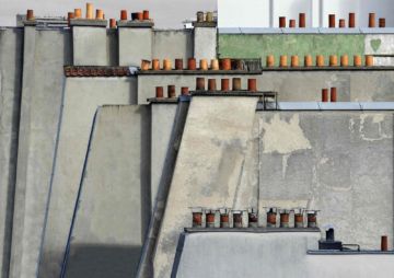 Michael WOLF (1954 – 2019, Germany): Paris Rooftops 04  – Christophe Guye Galerie
