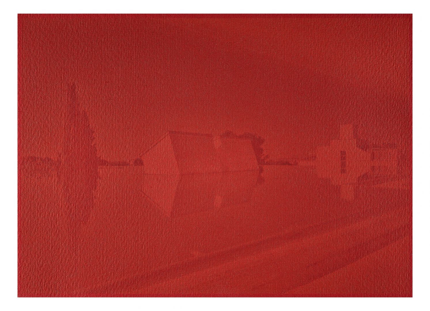 Ola KOLEHMAINEN (*1964, Finland): Suprematism Nr. 101 Landscape with Composition – Christophe Guye Galerie
