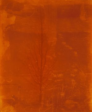 Ola KOLEHMAINEN (*1964, Finland): Oil on Canvas Nr. 3 Landscape in broken Negative – Christophe Guye Galerie