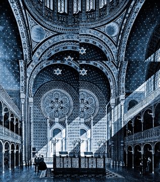 Ola KOLEHMAINEN (*1964, Finland): Synagogue in Glockenkasse Köln 1861 (Destroyed 9.11.38) I – Christophe Guye Galerie