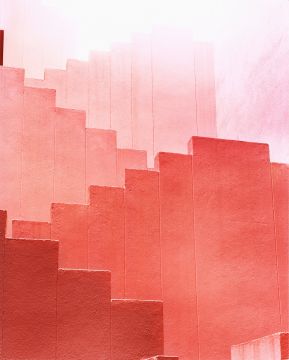 Ola KOLEHMAINEN (*1964, Finland): Red Staircase 2 – Christophe Guye Galerie