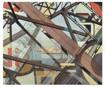 Stéphane COUTURIER (*1957, France): Les Nouveaux Constructeurs, Sète – Pont Sadi-Carnot n°4 – Christophe Guye Galerie