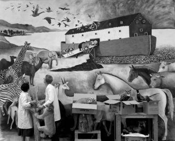 Teresa HUBBARD / Alexander BIRCHLER (*1965 / 1962, Ireland / Switzerland): Noah's Ark, Unpacking (1) – Christophe Guye Galerie