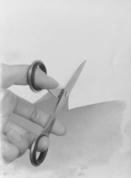 Kazuna TAGUCHI (*1979, Japan): scissors and paper – Christophe Guye Galerie