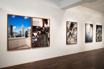  Installation Views – Jun Ahn Self-Portrait 2014 – Christophe Guye Galerie