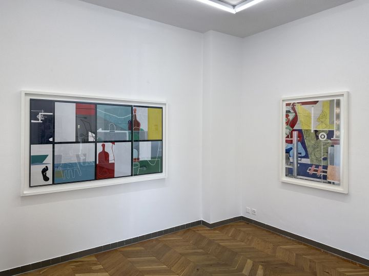 Christophe Guye Galerie Stephane Couturier Ausstellungsansicht Quer 1